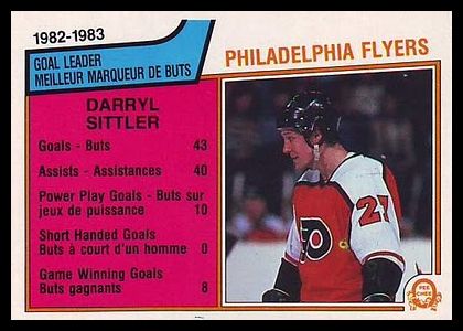 257 Darryl Sittler Flyers Leaders